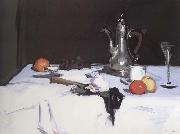 Samuel John Peploe Still Life with Coffee Pot oil on canvas